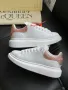 Alexander McQueen Дамски Бели Маратонки С Кристали👟Дамски Спортни Обувки С Камъни Код E185, снимка 1