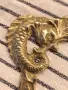 Винтидж месингова отварачка „Морско конче / Дракон“ – СССР, с клеймо, снимка 4