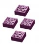 3d квадрати с мехури пластмасова форма Поликарбонатна отливка калъп за Шоколадови бонбони пралини, снимка 3