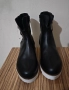 Нови дамски боти естествена кожа - 45% черни на платформа 36 размер, снимка 6