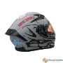 Каска за мотор 108 - размер L - Matt Grey 2, снимка 4