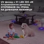 Мощен UV фенер лампа ултравиолетова светлина ув фенерче за камък смола, снимка 2