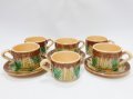 6 керамични чаши за чай+3 керамични чинийки(12.3), снимка 6