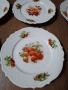 Антикварен Комплект Десертни Чинии „P.K. Silesia“ – Късче История от Силезия, снимка 12