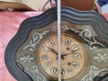 Антикварен Френски часовник с инкрустация от седеф, снимка 3