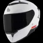 Каска MT THUNDER 4 SV WHITE писта мото мотор пистов, снимка 2