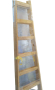 Дървена стълба подсилена с метални шпилки МОДЕЛ 2024 Височина 222 см / 7 стъпала , снимка 3