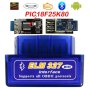 ОБД Устройство за диагностика Elm 327 Obd2 Obd ll bluetooth Vers V1.5  -  2 платки PIC18F25J80, снимка 1