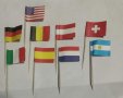 25 бр хартиени коктейлни хапки знаменца знамена флагчета клечки знамена знаменца държави, снимка 2