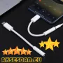 Преходник от USB Тип C към 3,5 мм AUX жак, адаптер за слушалки Usb-C към 3 5 мм жак HiFi аудио стере, снимка 10