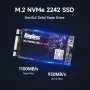 KingSpec 1TB NVME SSD M.2 B+M key 2242 PCIe for Laptop WWAN, снимка 2