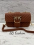 Pinko кафява чанта, снимка 6