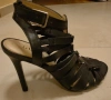 Сандали естествена кожа на висок ток, снимка 5