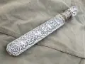 Сребърен нож кама 2, снимка 1