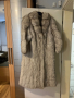 Дълго палто,естествен косъм,полярна лисица, снимка 1 - Палта, манта - 44747549