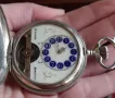 Швейцарски джобен часовник Hebdomas, снимка 8