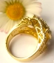  дамски пръстен със златно покритие , снимка 2