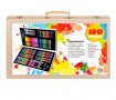 Комплект за Рисуване и оцветяване в дървен куфар 180 части