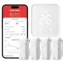 SwitchBot 4 бр. термометри и влагомери с Matter Hub – Wi-Fi/Bluetooth, IP65, смарт известия, снимка 1