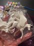 Нов комплект подарък за деца Еднорог Фигурки образователна Боядисване играчка , снимка 8