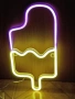 Неонова LED стенна лампа Сладолед., снимка 5