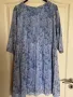 Разкошна нова ежедневна елегантна теменужено синя рокля ситно плисе солей , снимка 4