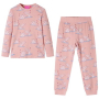 Детска пижама с дълъг ръкав, светлорозова, 92(SKU:14224, снимка 1 - Детски пижами - 44761845