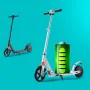 Сгъваема електрическа тротинетка с 8 инча гуми и скорост до 15 км./час SCOOTER5, снимка 5
