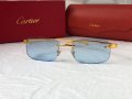 Cartier висок клас прозрачни слънчеви очила Мъжки Дамски слънчеви, снимка 6