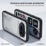 PC+TPU Калъф за Nothing Phone (4a) - Шокоустойчив, Повдигнат ръб за камера, Прозрачен, снимка 4
