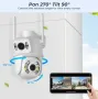 А8Q - 6 Mpx WiFi въртяща камера с два обектива, проследяване на движение ICSee, XMeye app, снимка 4