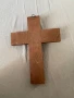 Антика!Християнски Кръст в стил Арт Деко с евангелистите около 1930 г., снимка 2