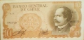Чили 10 ескудос 1967 г, UNC, снимка 1