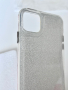 Калъф за iPhone 11 Pro Max, прозрачен кейс за iphone, чисто нов, с блестящ сребрист гръб
