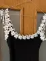 Нова ефектна луксозна  елегантна черна къса парти официална рокля zara Zara Зара , снимка 4