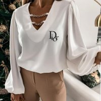 Dior дамски блузи реплика висок клас, снимка 2 - Блузи с дълъг ръкав и пуловери - 44477363