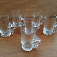 Стъклени чаши чашки  , снимка 6 - Антикварни и старинни предмети - 29658014