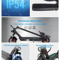 НОВА с гаранция! Електрическа тротинетка скутер E9D 350W до 120 кг, снимка 6 - Други спортове - 42643144