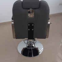 Бръснарски стол Neptuno - plateado - тъмно сив, снимка 3 - Бръснарски столове - 44599989