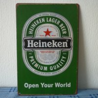 метална табела Heineken, снимка 3 - Колекции - 34362846