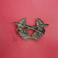 Старинна бронзова кокарда , снимка 4 - Колекции - 44714408