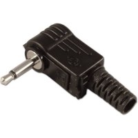 Букса за кабел, ъглова, MONO, 3,5mm JACK(м), снимка 1 - Други - 42603170