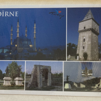 Луксозна картичка голям формат Одрин, снимка 2 - Филателия - 44920462