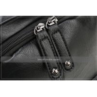 Мъжка чанта STELS SQ90, Екологична кожа, 43×12.5×30см, Черен, снимка 14 - Раници - 44321904