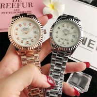 Луксозен дамски ръчен часовник Rolex, стилен Ролекс , водоустойчив, снимка 1 - Дамски - 37074895