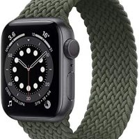 Текстилна каишка верижка Apple Watch 2/3/4/5/6/7/SE 38/40/41/42/44/45, снимка 3 - Аксесоари за Apple - 37720320