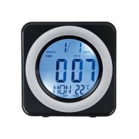 Електронен дигитален светещ часовник с термометър за стая бюро дома, снимка 2 - Други - 29094584