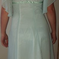 Светлозелена лятна рокля С размер, снимка 1 - Рокли - 40419513