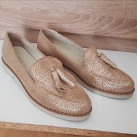 НАМАЛЕНИ - Нови страхотни естествена кожа обувки размер 37, снимка 1 - Дамски ежедневни обувки - 30378917