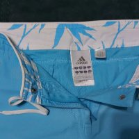 Adidas 3/4 светло син панталон, UK 14, F 42, снимка 3 - Спортни екипи - 38438287